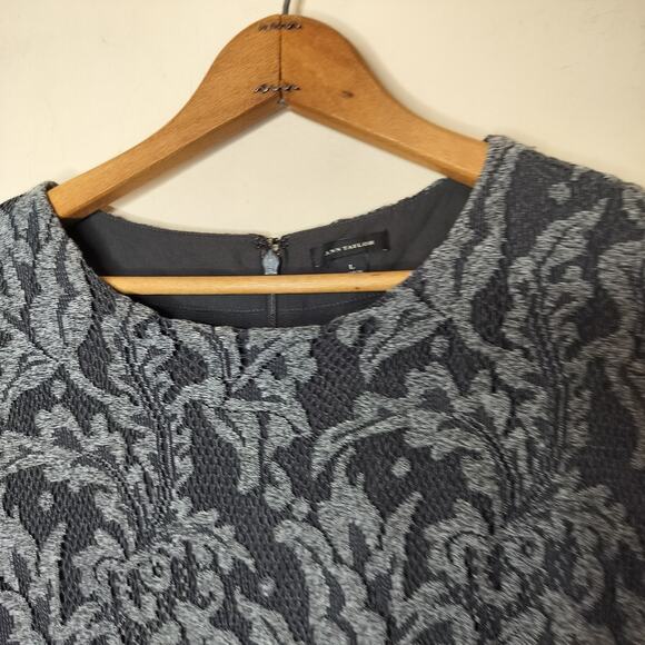 Ann Taylor Floral Lace Top Peplum Short Sleeve - Picture 6 of 9